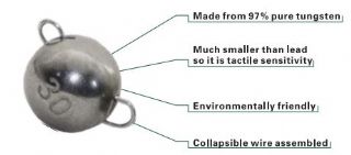 Vike Tungsten Cheburashka Sinker Weights - 